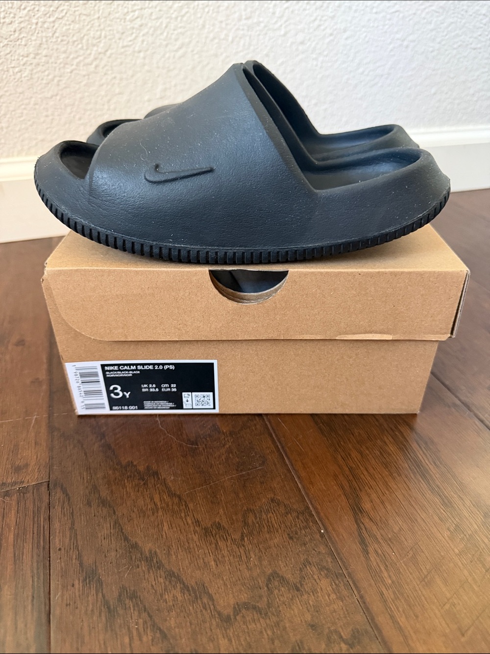Nike Black Foam Calm Slide